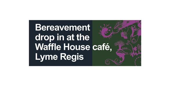 Bereavement drop in at the Waffle House cafe, Lyme Regis