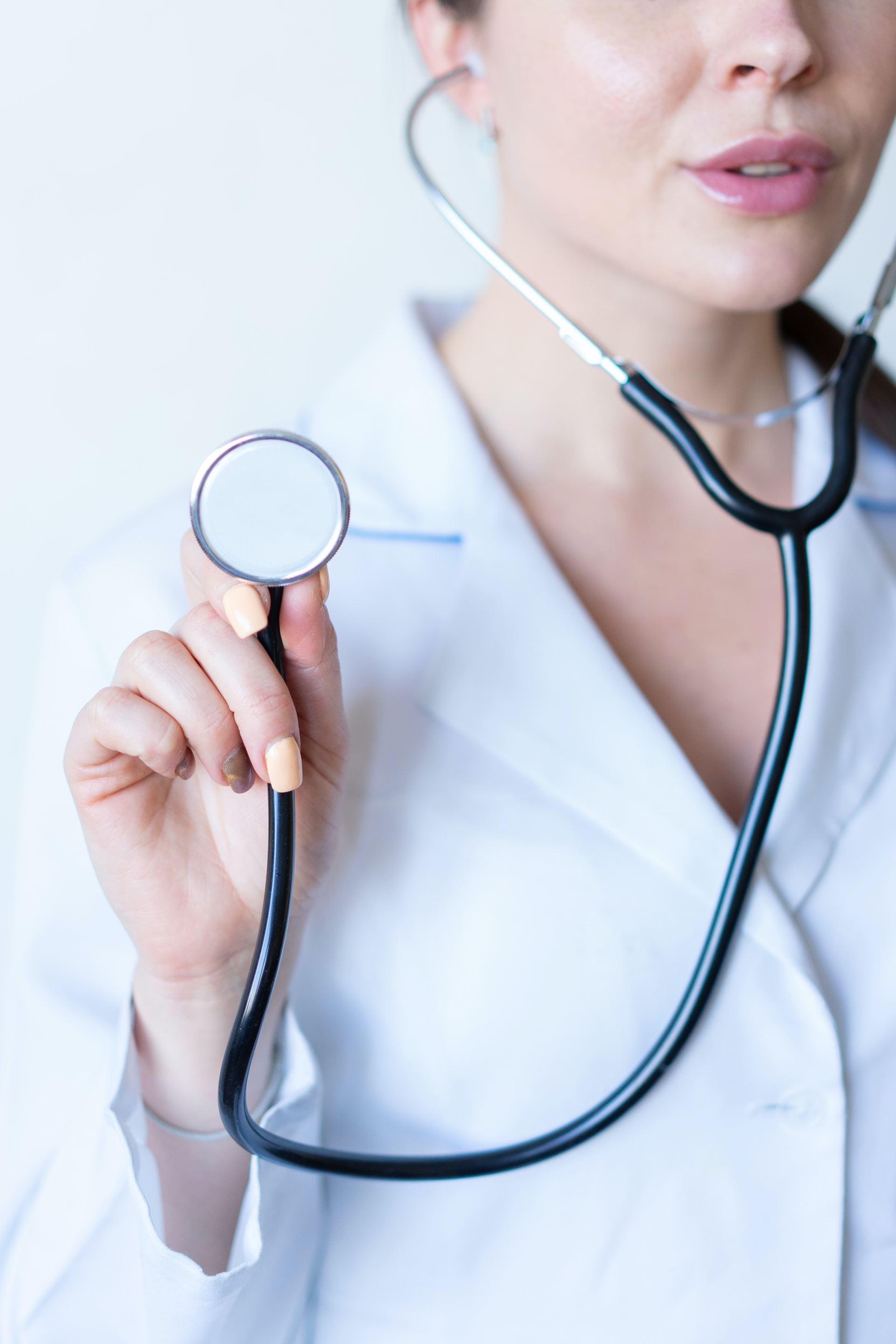 a nurse holding a stethoscope